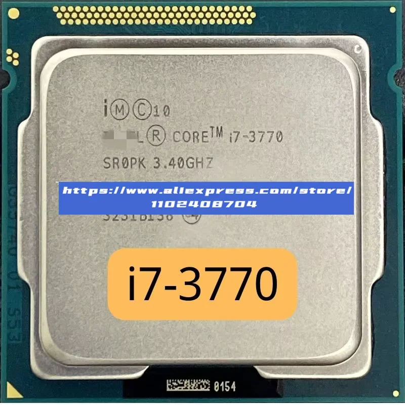 Core i7-3770 i7 3770 SR0PK 3.4 GHz Quad-Core CPU Desktop Processor 8M 77W LGA 1155