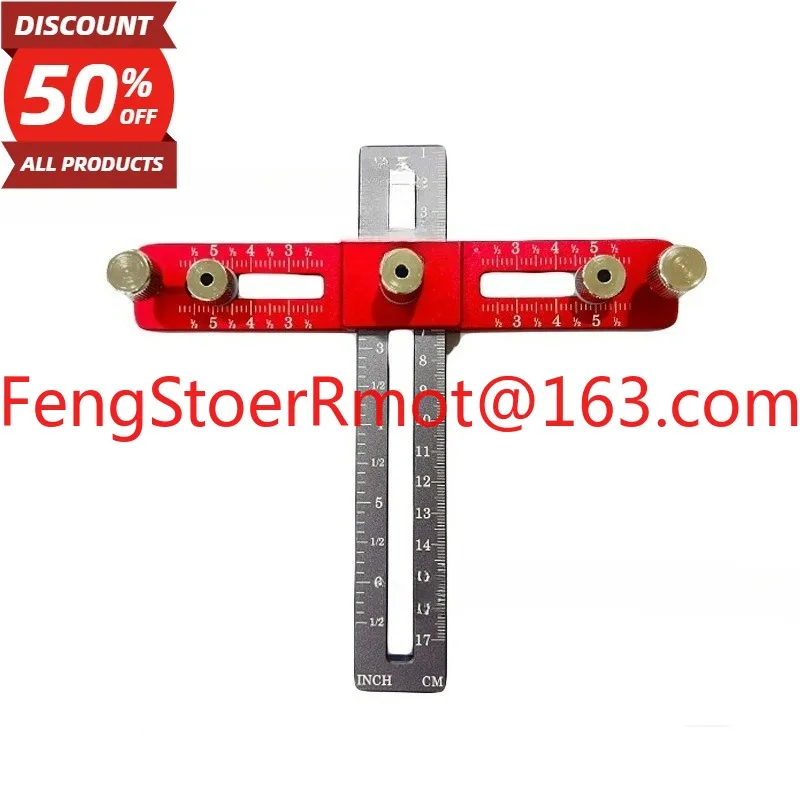 New aluminum alloy handle punching positioner, drawer cabinet door handle installation auxiliary tools woodworking hole opener