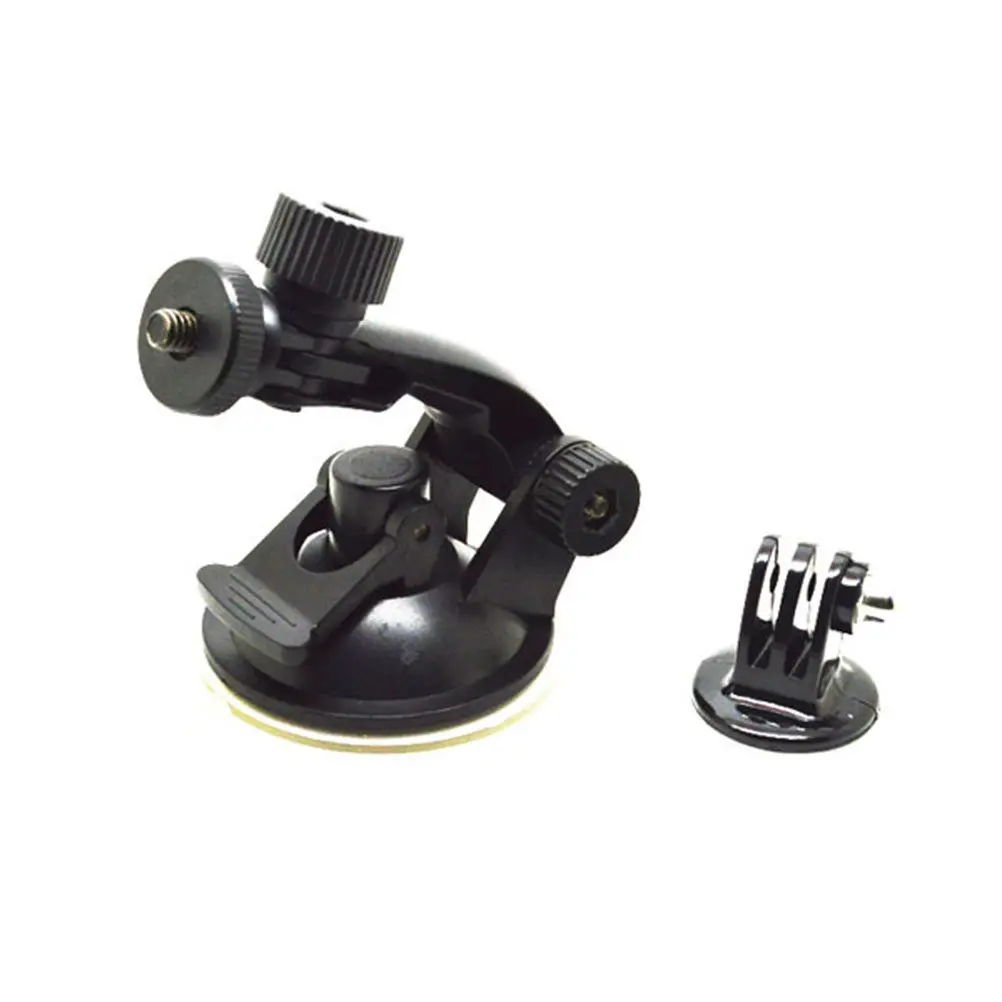 2Pcs 360 Degree Mini Suction Cup Mount Tripod Adapter for Action Camera Car Boat Motorcycle Windshield Fish Tank Porcelain Tile