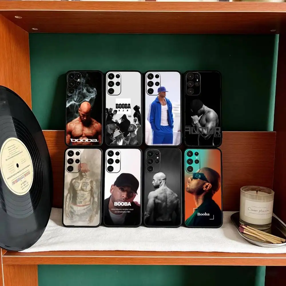 

Booba singer b2o 92i Phone Case For Samsung S25,24,23,22,30,21,10,9,Ultra,Plus,Lite Soft Black Case