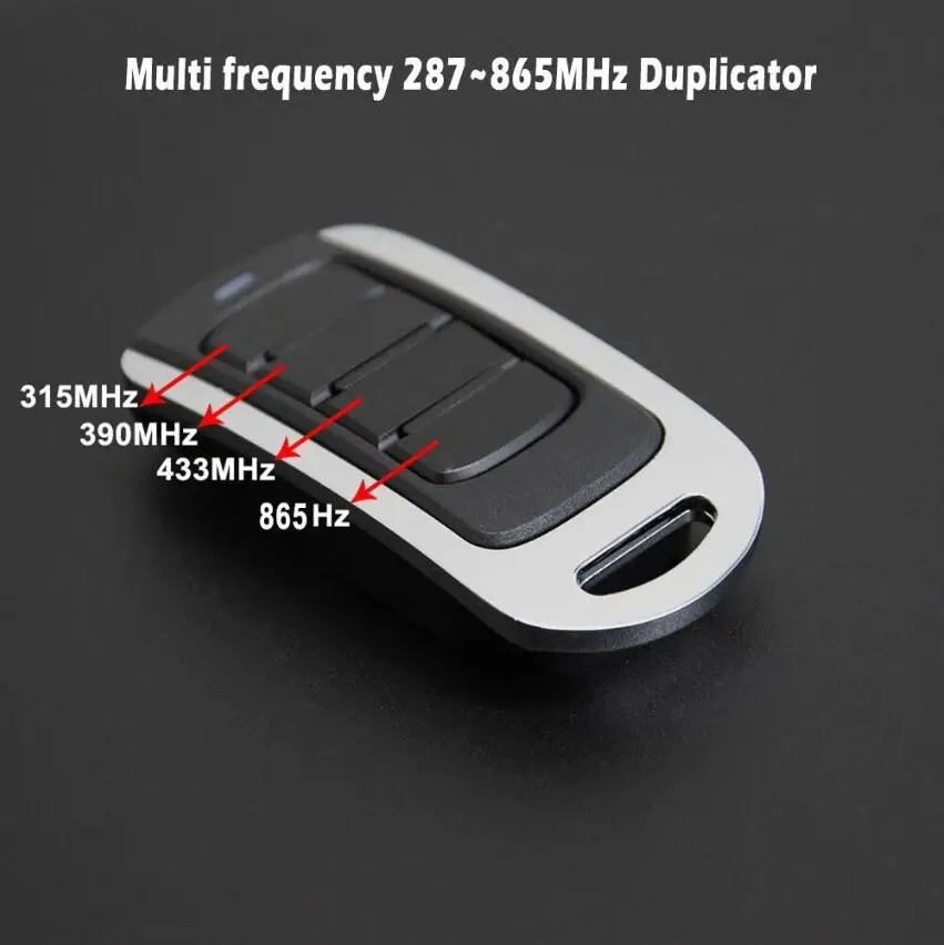 Universal Multifrequency Garage Remote Control 280-868MHz Electronic Gate Door Opener 4 in 1 Key Fob Command Hand Transmitter