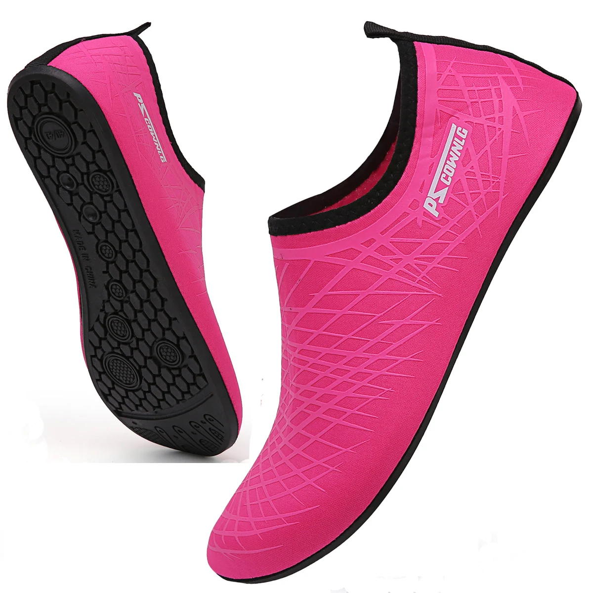 Watersportschoenen Barefoot sneldrogende Aqua Yoga sokken instapper voor heren dames