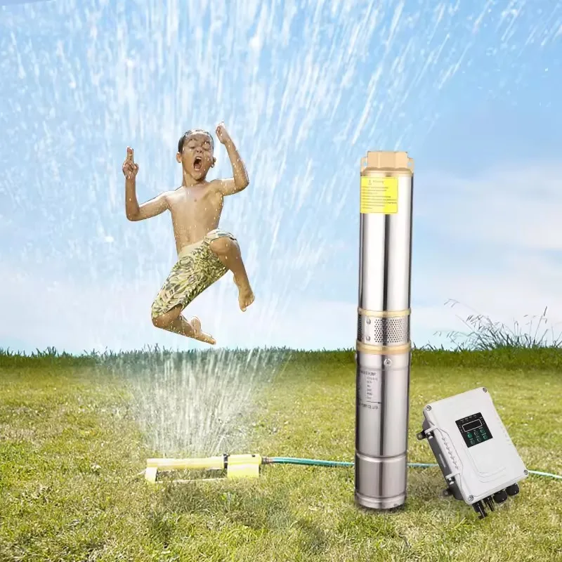 

Solar Power Submersible Water Pump, 750W, 1HP, High Quality, DC, Deep Well, Agriculture