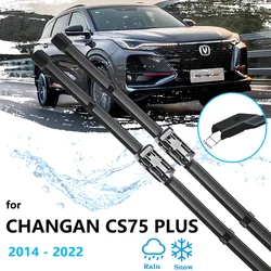 2x For Changan CS75 Plus 2014~2022 Car Front Rear Set Windshield Wiper Blades Rubber Accessories Protective Windscreen Cleaning