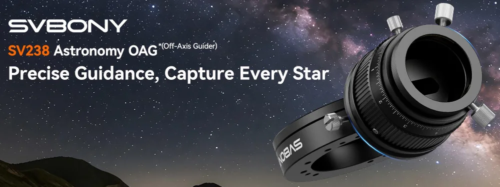 Svbony SV550 80mm APO Astronomisches Teleskop Refraktor OTA Set für Sonnenbeobachtung, Tiefenbeobachtung, Astrophotografie und Visuelle Beobachtung – Detail 1