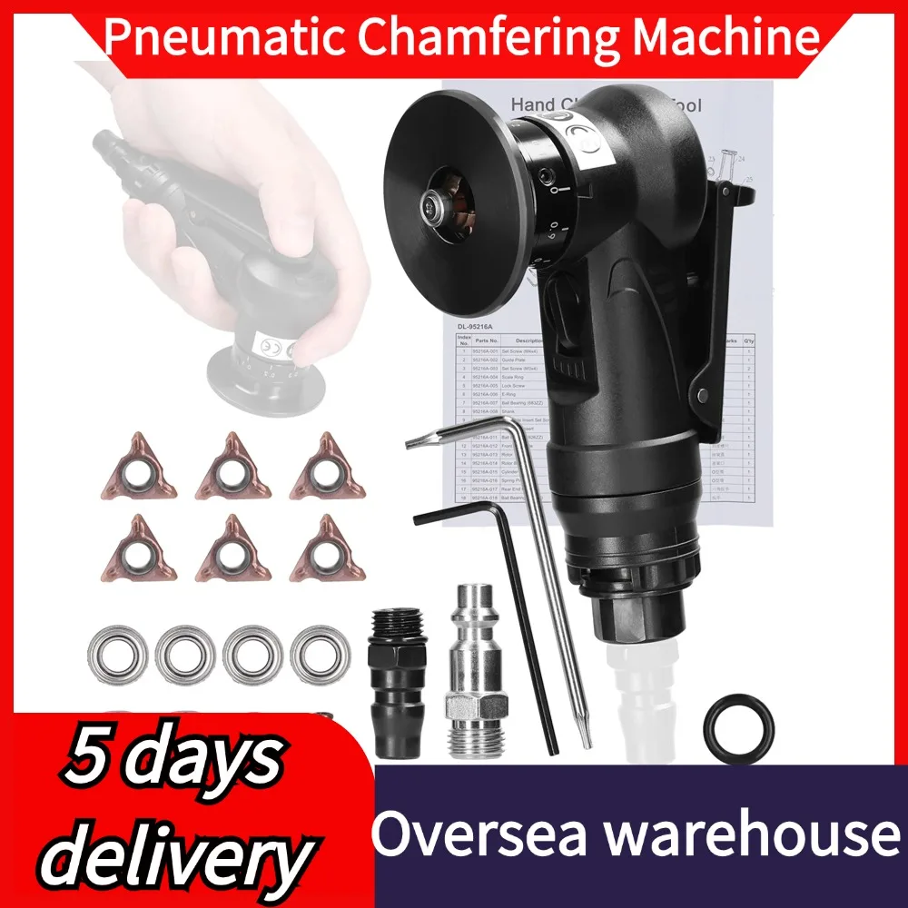 Pneumatic Chamfering Machine Carpenter Chamfering Tool Home Grind Tool Metal Wood Acrylic Deburring Beveling Trimming Machine