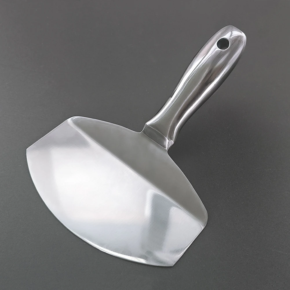 

Stainless Steel Bucket Scoop Mud Scoop Arc-shape Shovel Drywall and Plaster Tool Hand Tool for Drywall Finishing