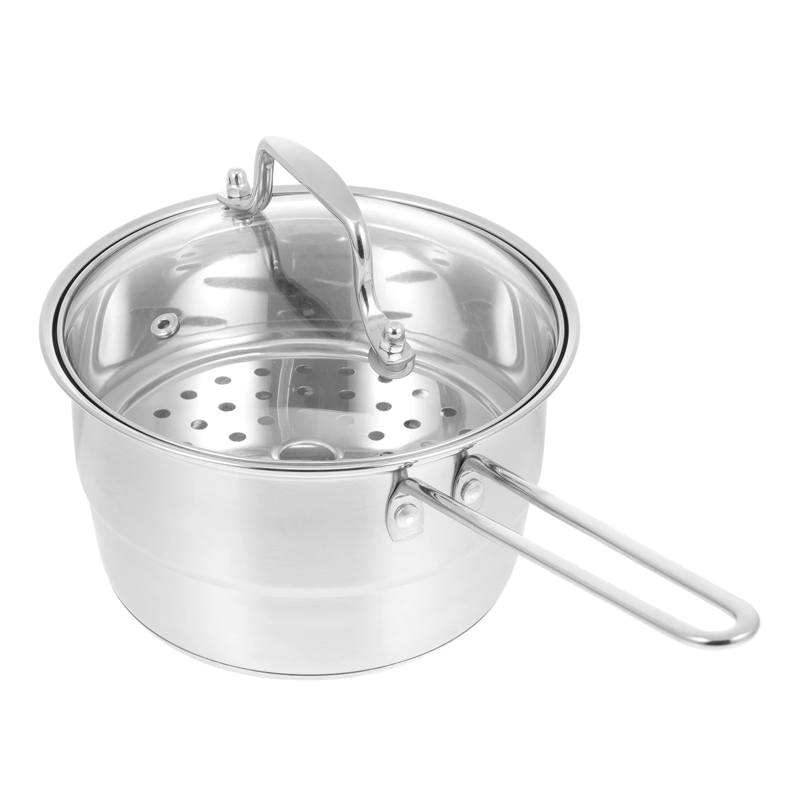 

1 set Stainless Steel Pan Stew Pot Soup Cooking Stock Pots Milk Saucepan Soup Pot Stove Top Saucepan Kitchen Barware