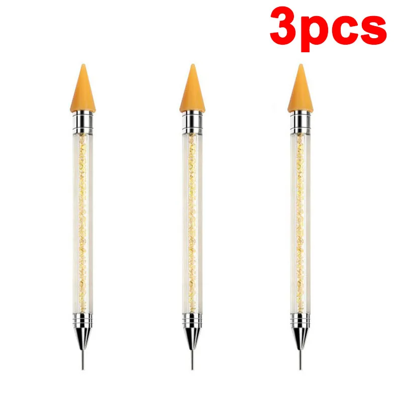 Strass-Applikator-Stift Nagelpunktierer Strass-Picker Wachsstift Diamant-Picker-Stift für Strass-Punktierwerkzeug DB04