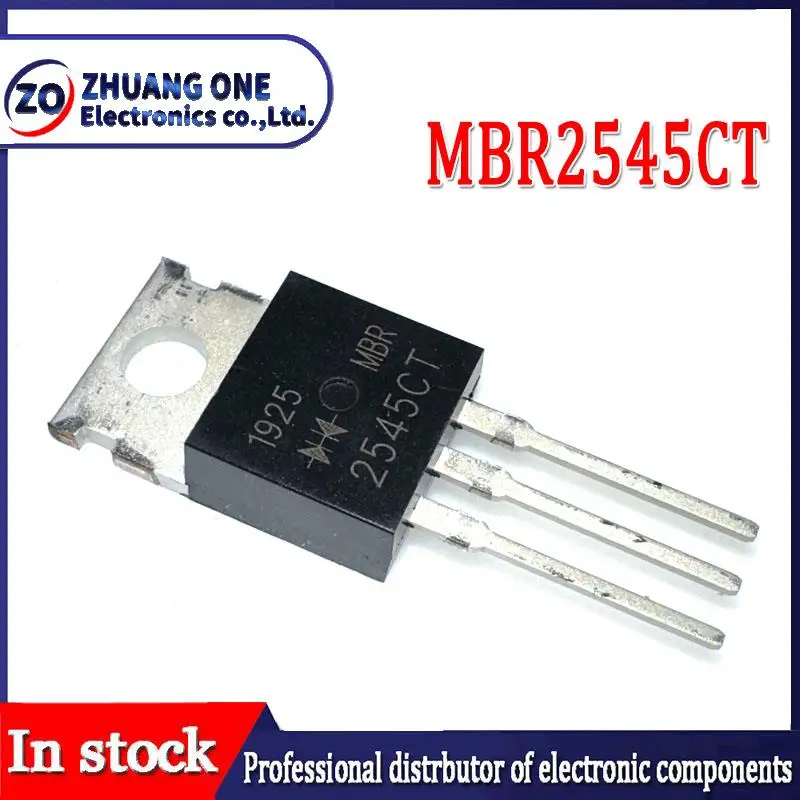 10PCS/LOT MBR2545CT MBR2545 schottky diode 30A 45V TO-220 New original spot hot sale