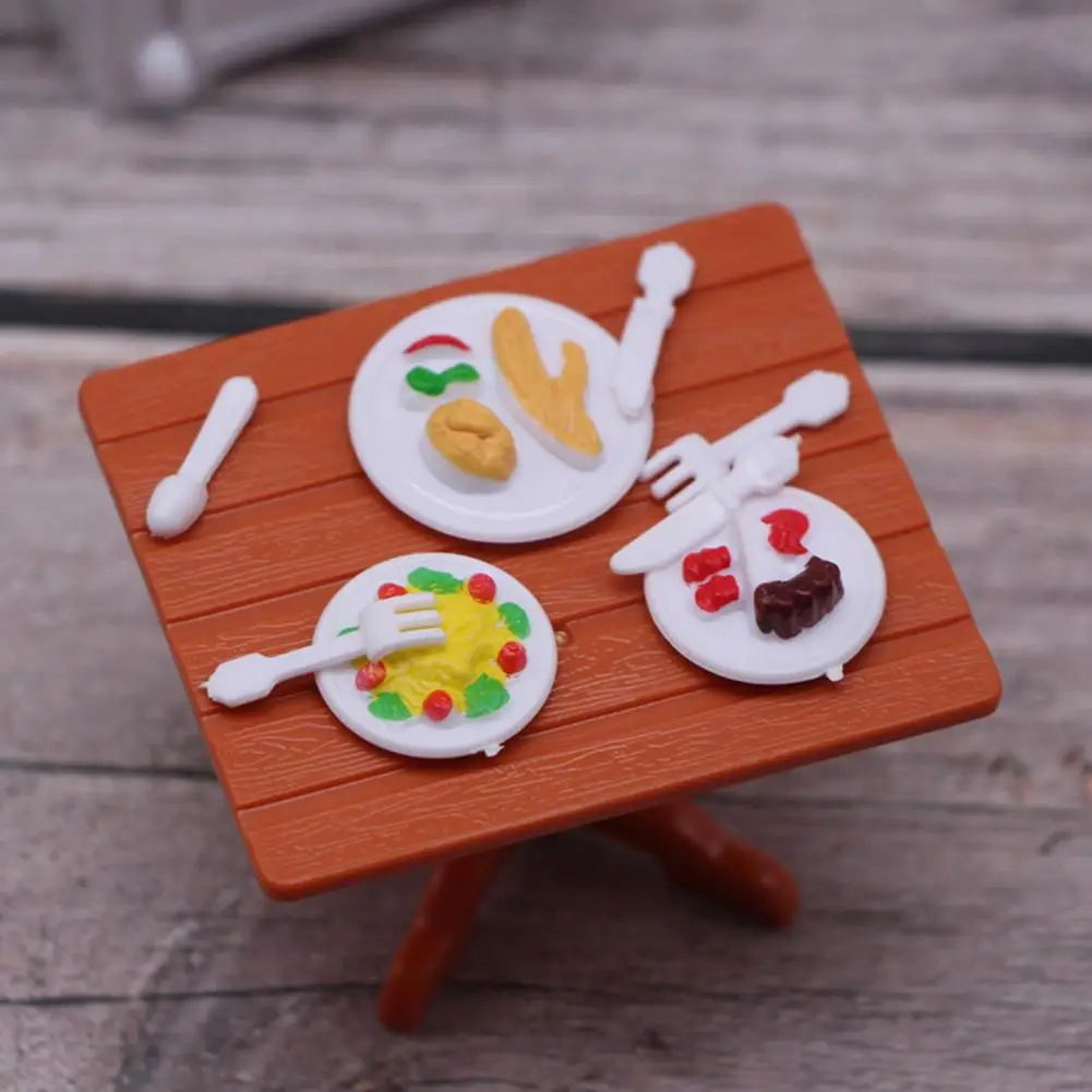 Accesorios de casa de muñecas de alta calidad para cocina, casa de muñecas encantadora, juegos de cocina en miniatura para hornear