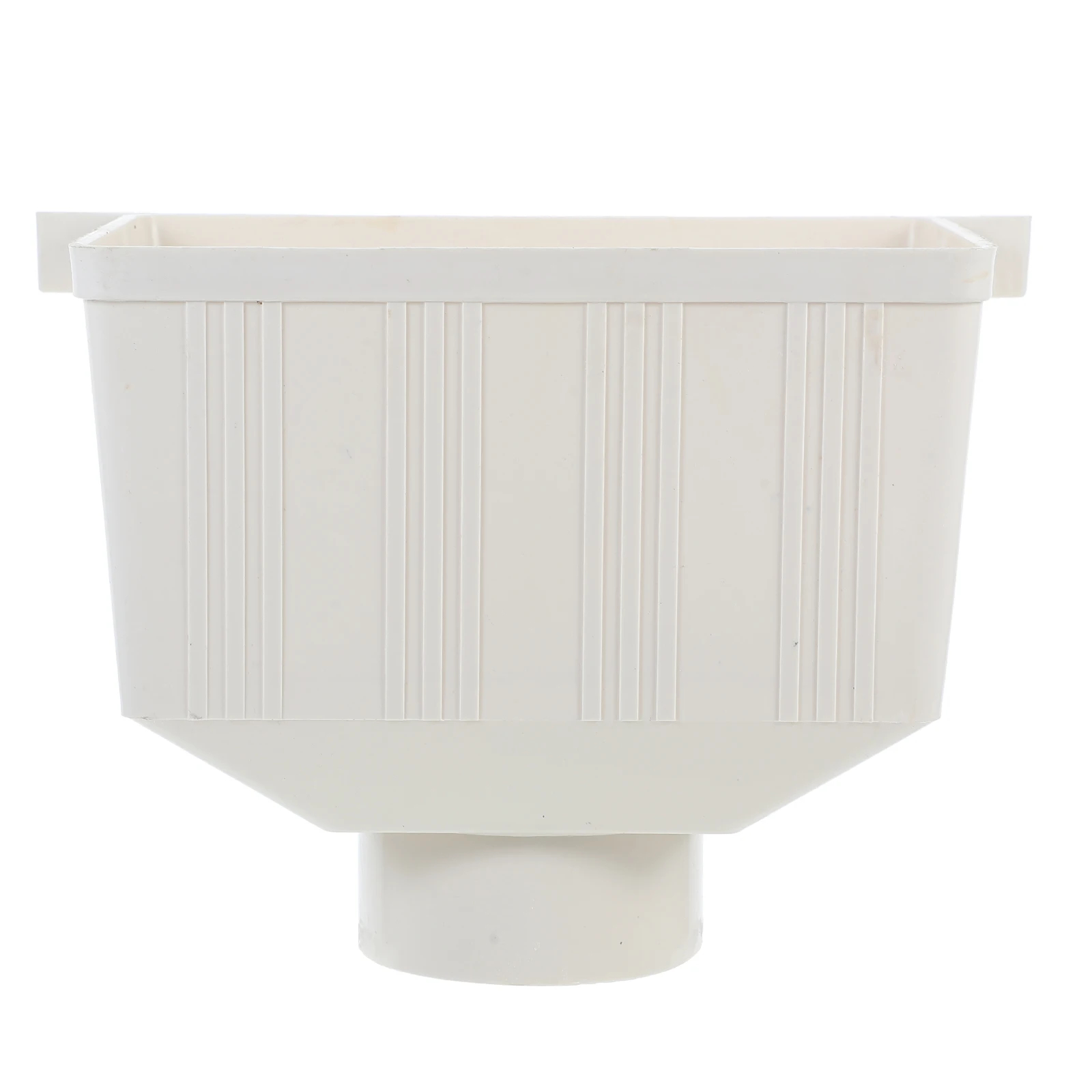 

PVC Square Downspout Pipe Plastic Drainage System Easy Installation for Villa Rainwater Collection Gutter Accessories