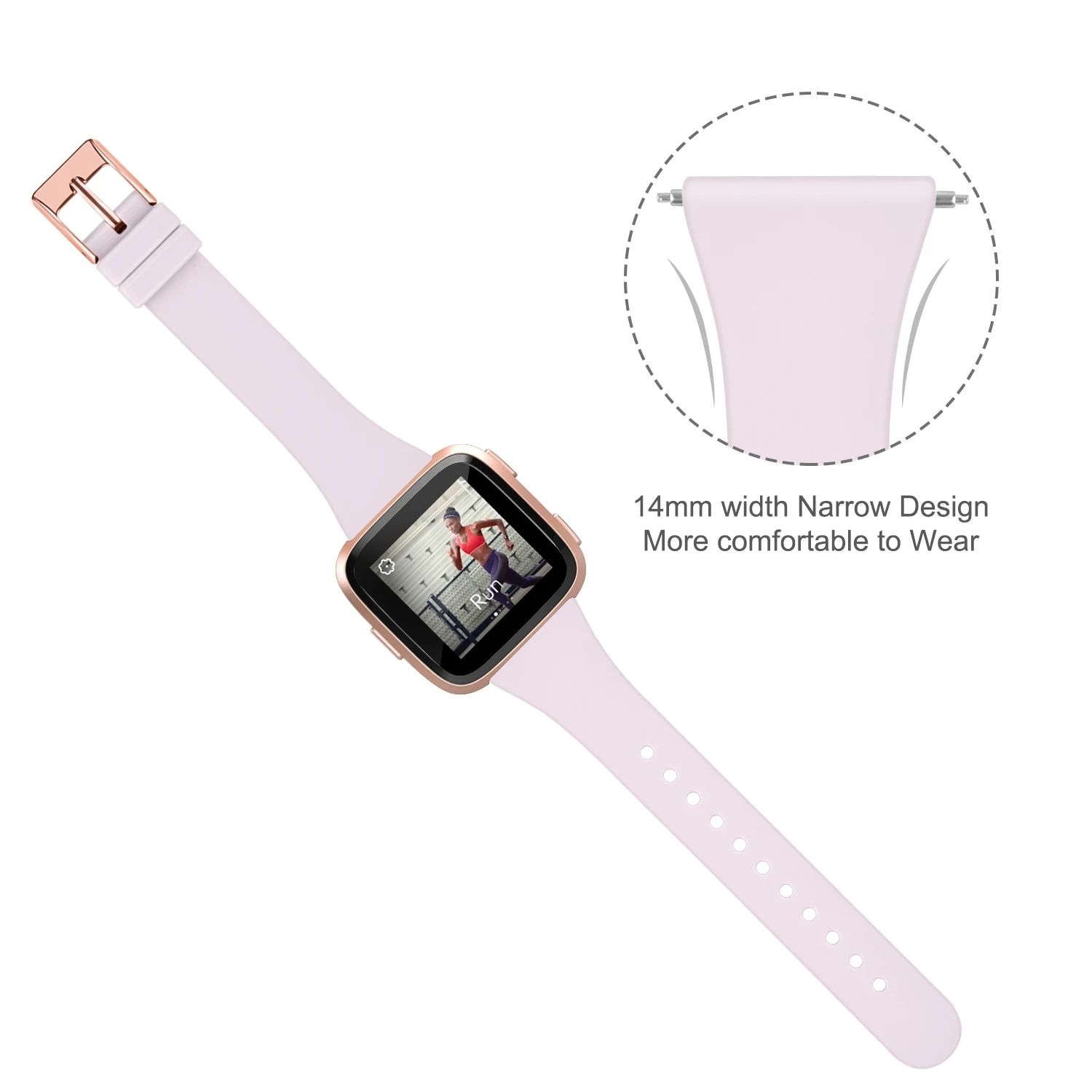 Soft Silicone Strap For Fitbit Versa 1/Versa 2/Versa Lite Band Watchband Sport Bracelet For Fitbit Versa 2 1 Lite Wristband
