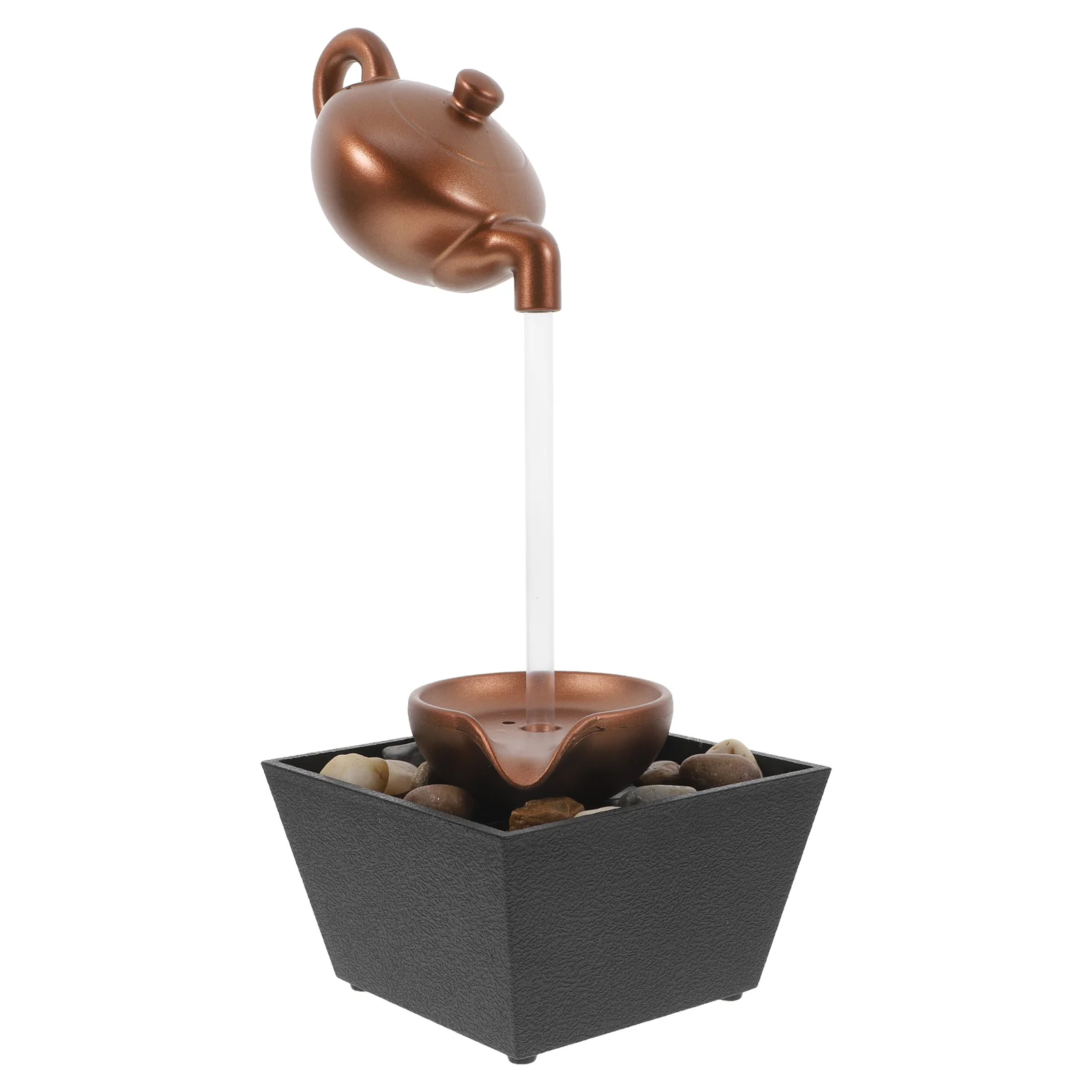

Desktop Water Water Fall Fountains Indoor Led Fountains Relax Table Usb Fall Relaxation Waterfall Decor Garden nament