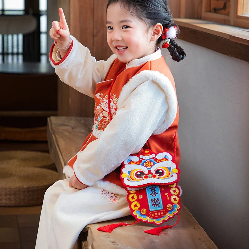 1 قطعة السنة الصينية الجديدة المغلفات الحمراء 2025 ثعبان العام محظوظ الحزم الحمراء زودياك الجوف الإبداعية محظوظ المال مهرجان الربيع العناصر #2