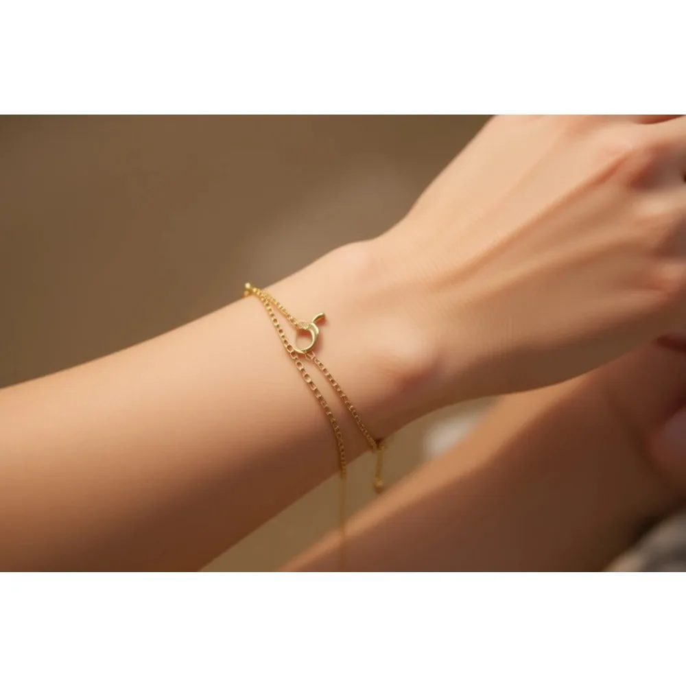 

Набор золотых браслетов для женщин: изящные тонкие браслеты-манжеты, бусины, кубинские, звеньевые, плетеные цепочки, украшения