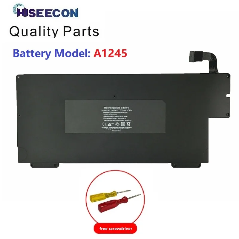 Rechargeable Battery For MacBook Air 13 Inch A1496  A1245 A1377 A1405 A1965 Original Parts A1369 A1466 A1237 A1304 A1932 Tool