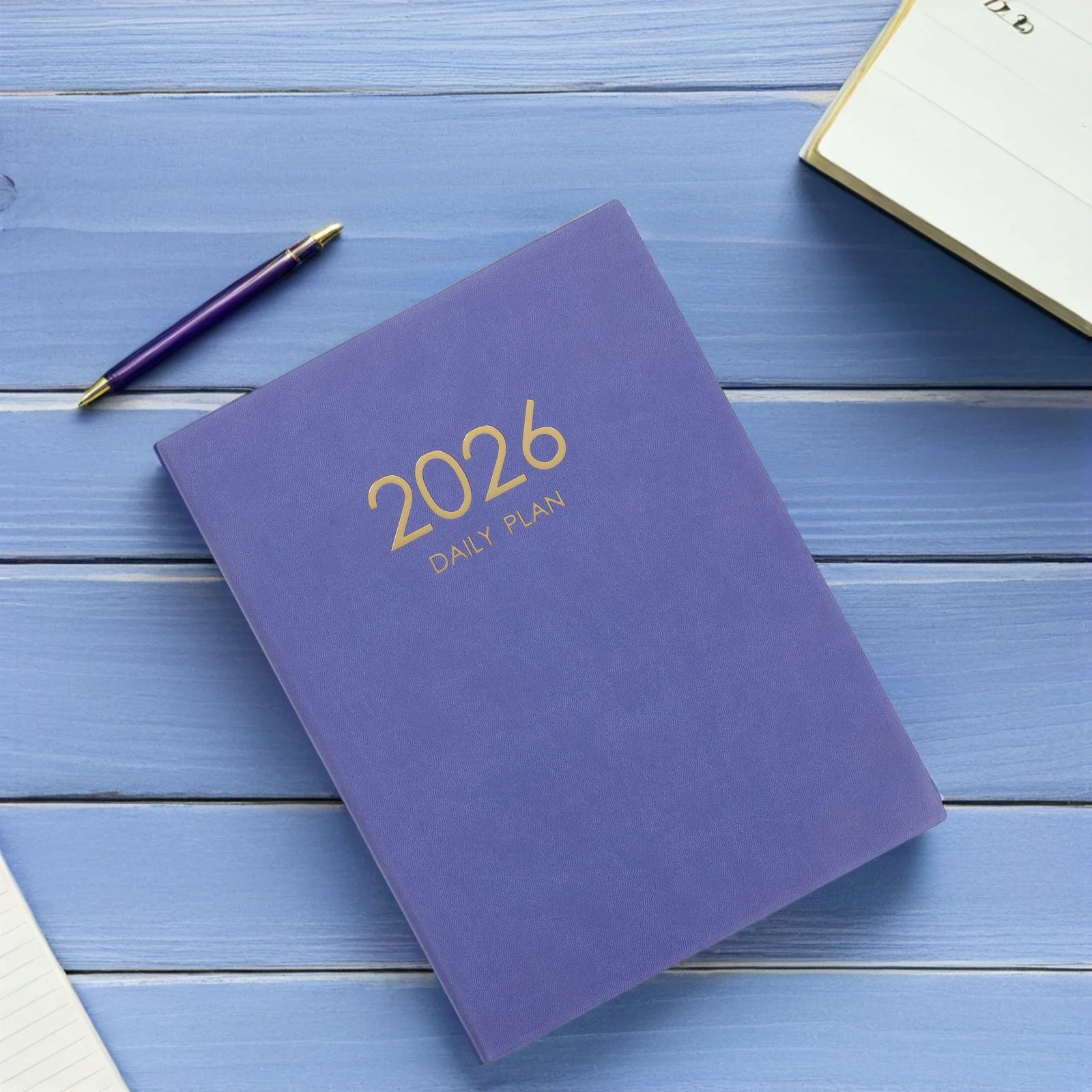 2026 مخطط التنسيقات الكبيرة - كتاب جدول أعمال PU مقاس 11.2 × 8.2 بوصة - تقويم شهري أسبوعي يومي للطلاب المحترفين