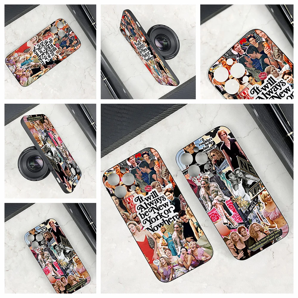 For IPhone 15 Tv Sex And The City Phone Case for IPhone 12 13 14 Pro XR XS MAX 14 Plus SE 13 Pro Iphone Black Covers