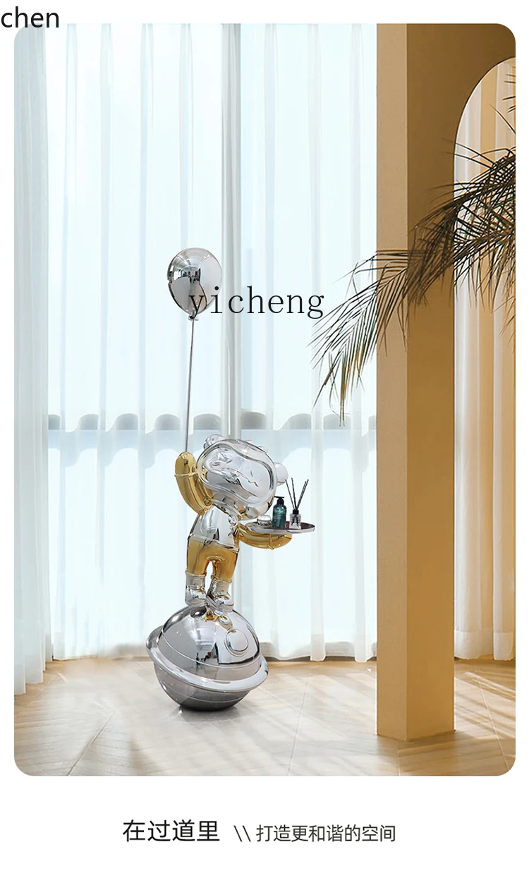 ZML living room entrance cute balloon bear cartoon sculpture housewarming gift-giving sofa floor ornament decoration