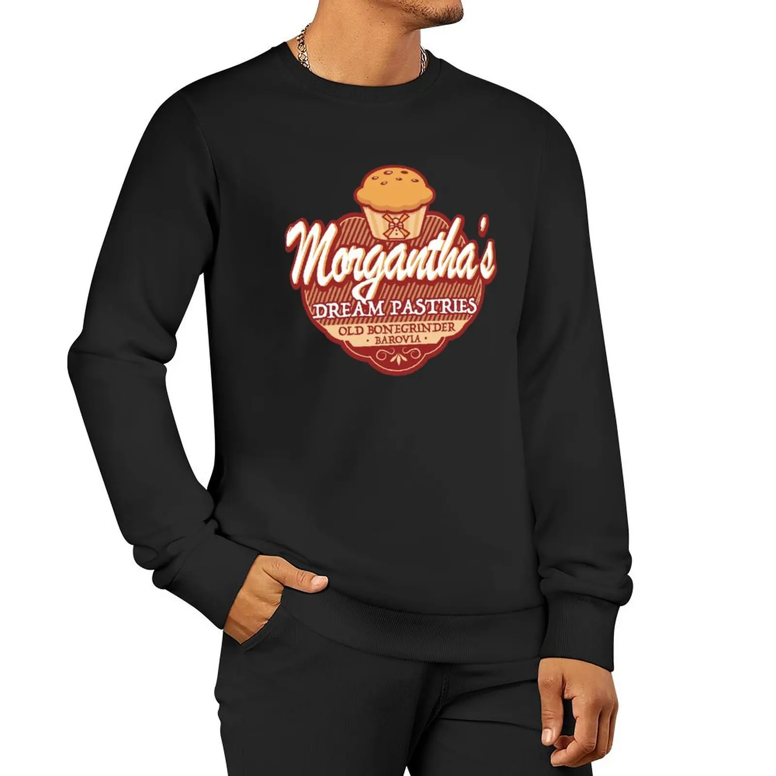 

Morgantha's Dream Pastries Pullover Hoodie autumn clothes blouse hooded shirt autumn sweatshirt