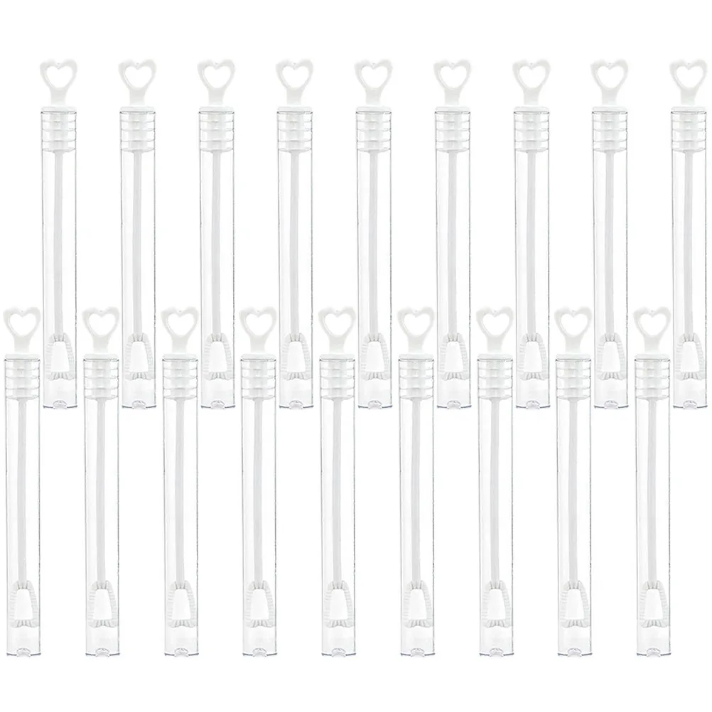 18 قطعة من أنابيب عصا الفقاعات القابلة لإعادة الملء، متينة وآمنة وخفيفة الوزن للأطفال في حفلات الزفاف الصيفية، عصا الفقاعات الفارغة الممتعة #6