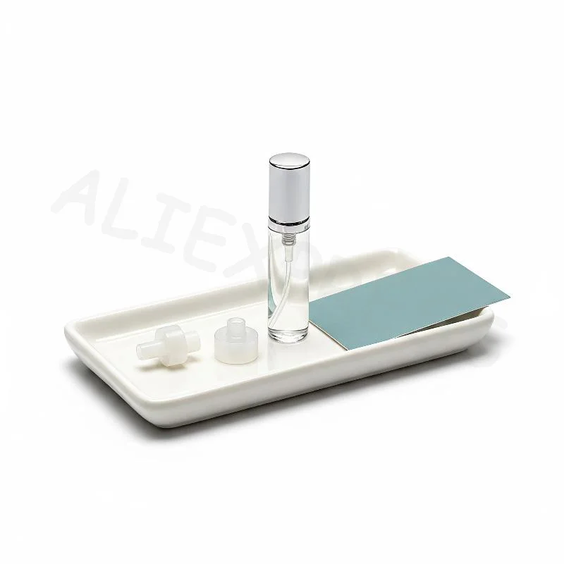Portable Refill Dispensing Tool for Pocket Travel Perfume 2Pcs Mini Size Perfume Bottle Adapter Horn Mouth Nozzle Connector