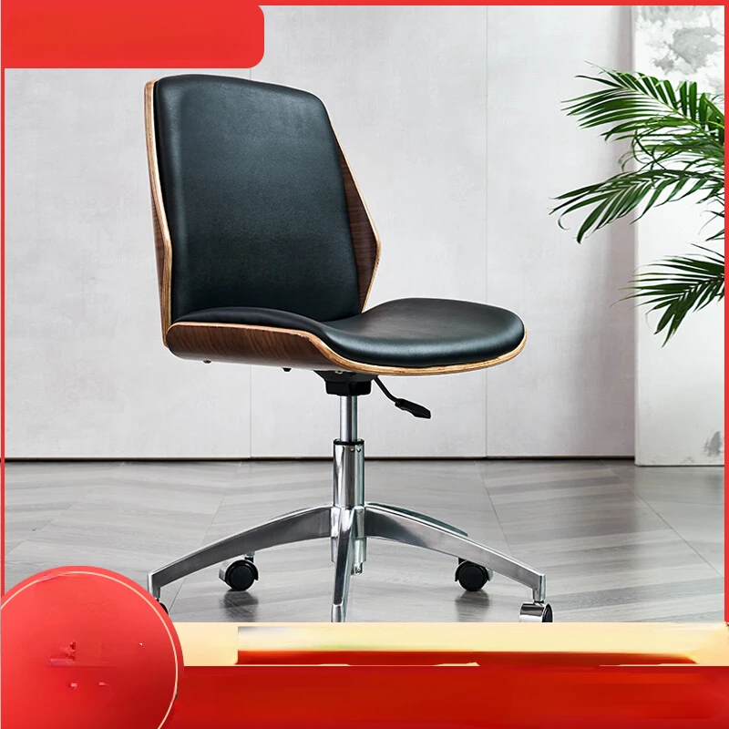 Simple modern computer chair armless office swivel chair conference chair