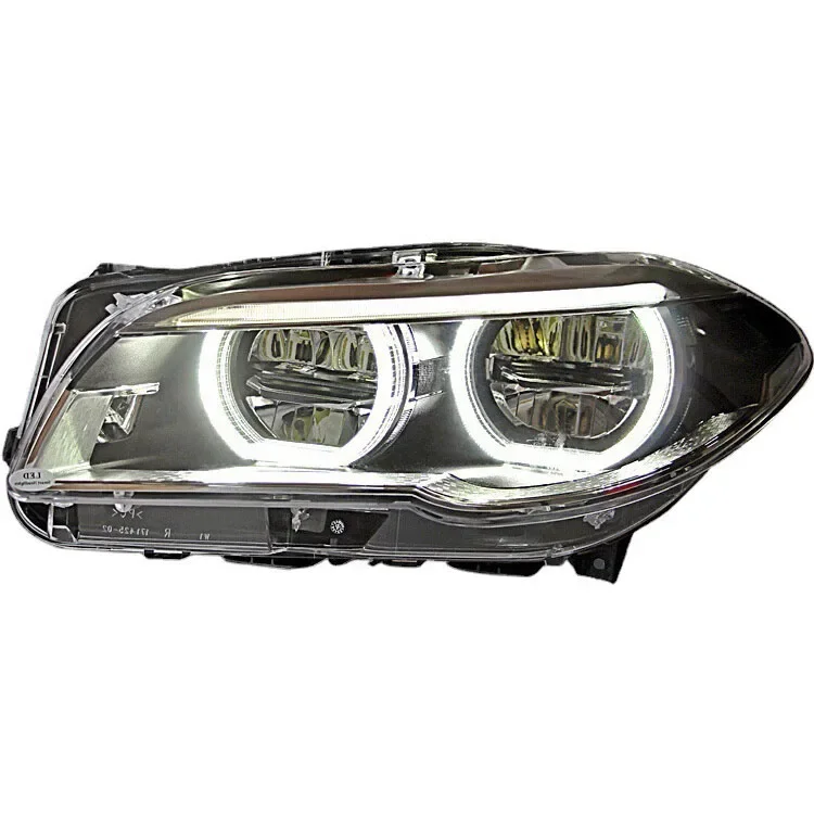 upgrade Angel eyes headlight head light Assembly for F10/F18 for BMW-5 series 2011-2017 head lamp front lamp plug and play