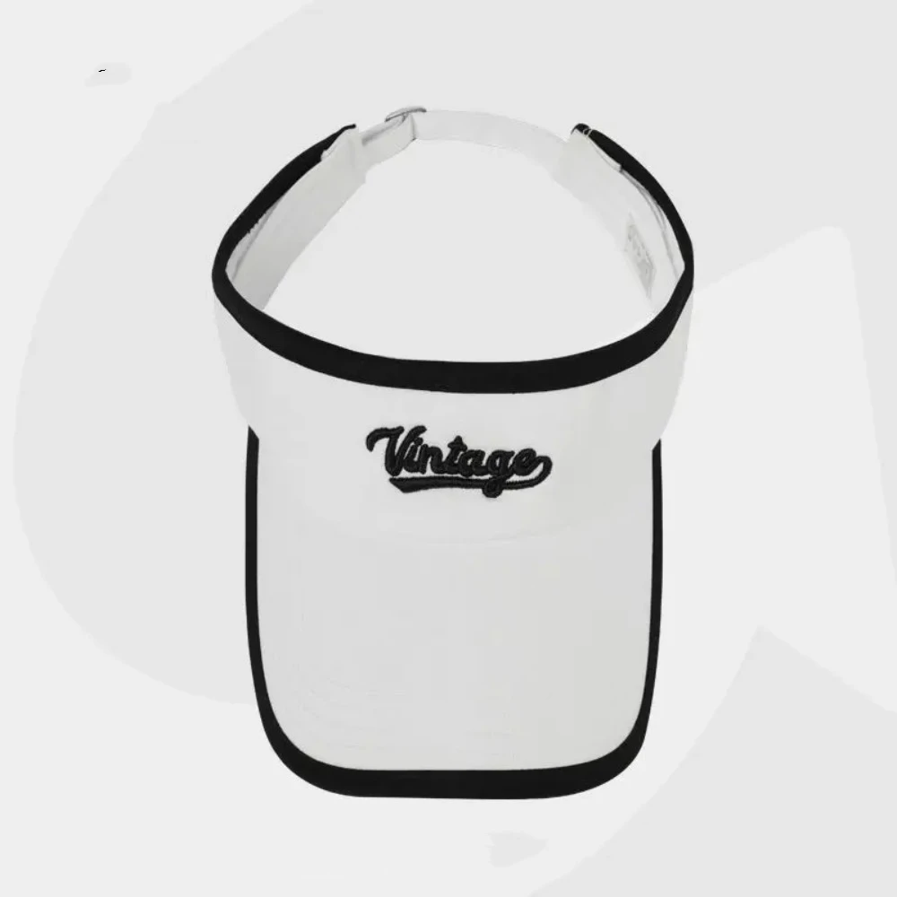 قبعة شمس كاجوال كلاسيكية من الأعلى ، مقاومة للشمس ، لا تبلغ ذروتها ، ومطرزة ، وجيدة التهوية