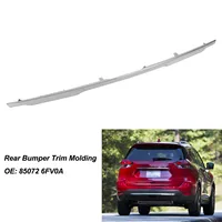 Parachoques trasero de coche, moldura central cromada, aspecto exquisito 85072 6FV0A para Nissan Rogue SL S SV 2017 2018 2019