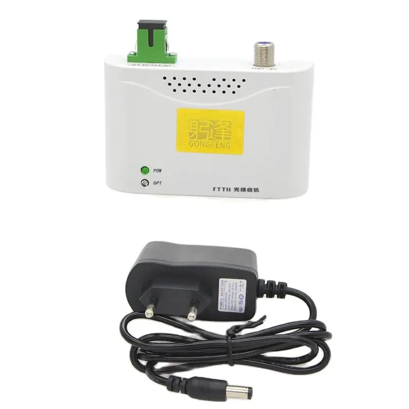 

FTTH CATV Active AGC Optical Receiver Mini Node 1310/1490/1550nm Wavelength Fiber Optic Equipment Factory Wholesale