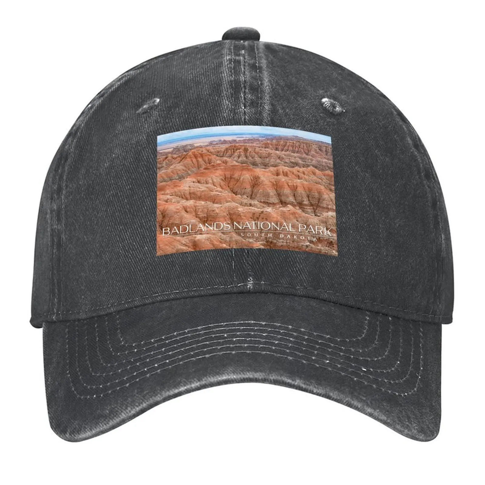 

Badlands National Park Baseball Cap Snap Back Hat Vintage Funny hats hard hat Baseball For Men Women's