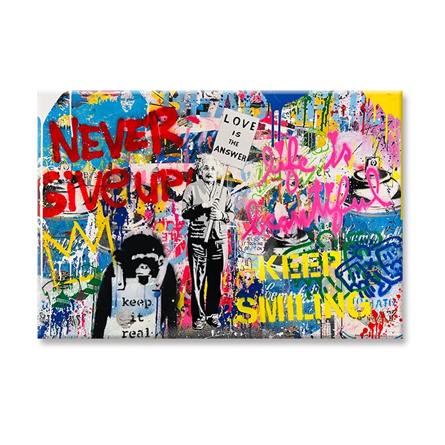 NONE Banksy Street Art Poster Multi-color 6