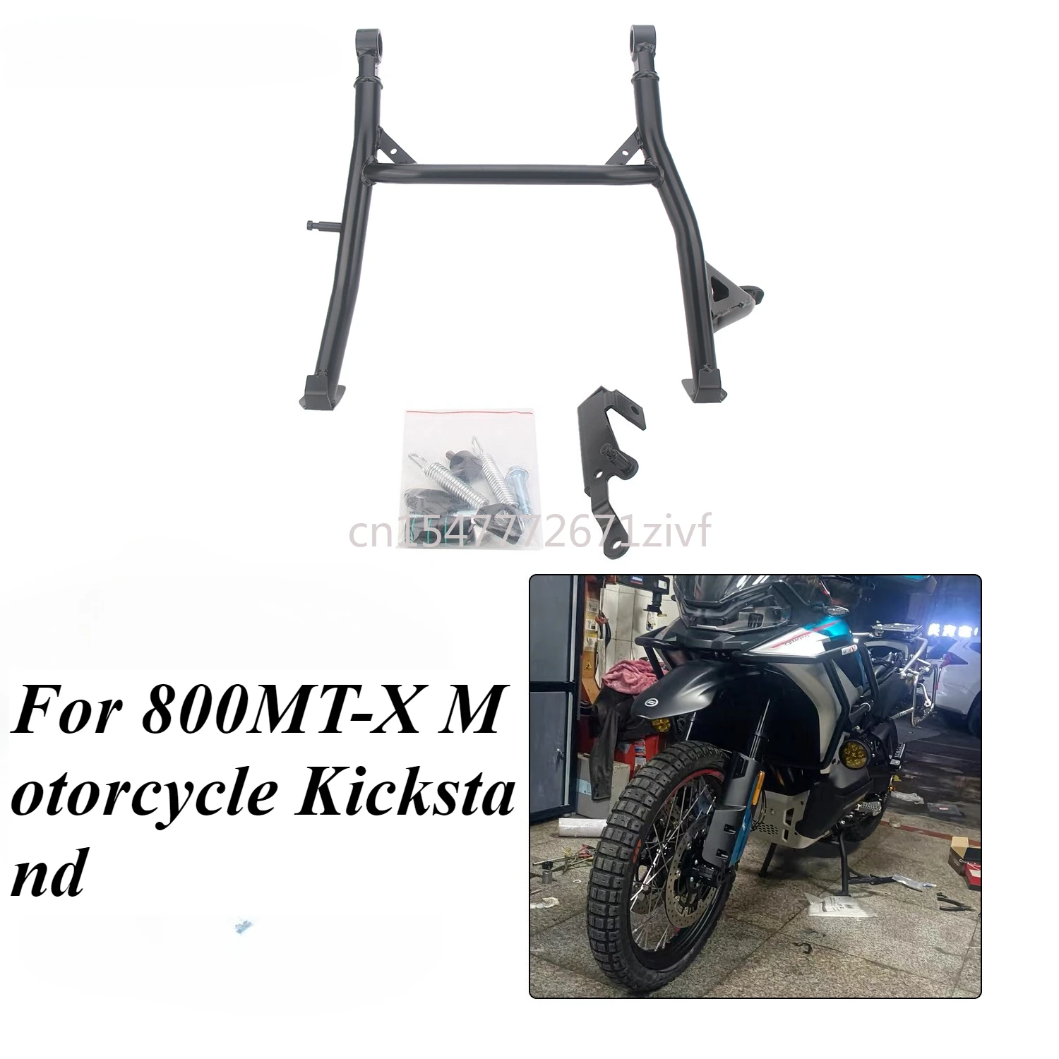 

800MT-X Motorcycle Kickstand Middle Kickstand Center Parking Stand Central Support Bracket Accessories For CFMOTO 800MTX 800 MTX