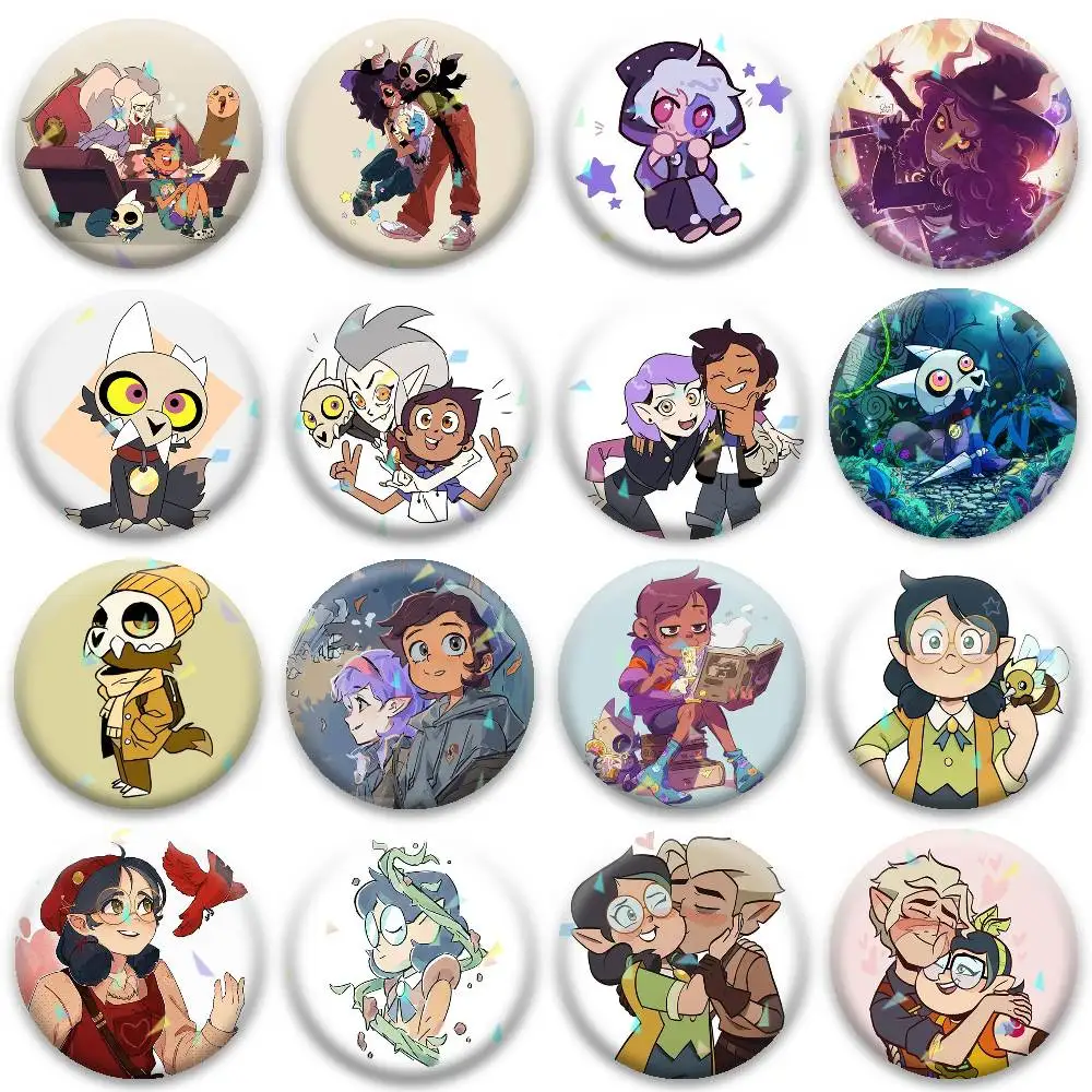 

T-The Owl House Badges Niche Design Brooch for Backpack Lapel Pins Creative Accessories