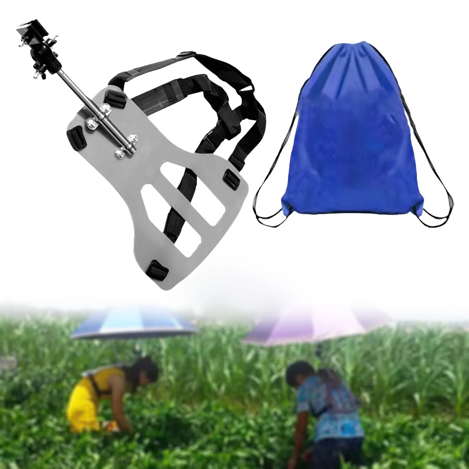 Wearable Umbrella Holder Hands Free Umbrella Stand Fishing Umbrella Support for Kayak Canoe Portable Golf Umbrella Bracket