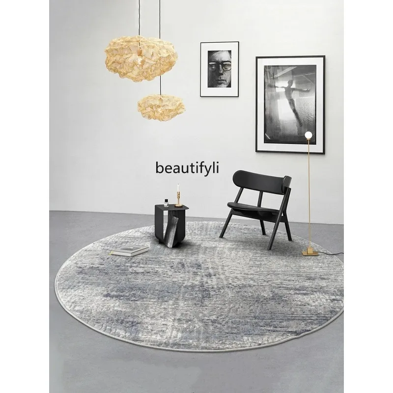 F132  Round carpet Living room Turkish high-end dining table blanket Single chair sofa cushion Bedroom bedside blanket