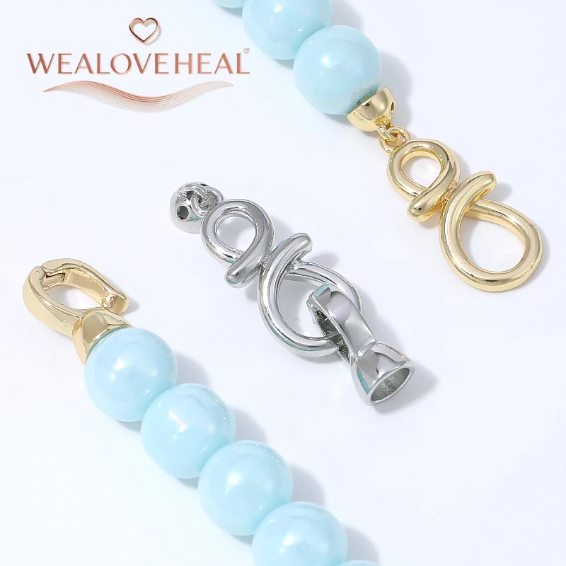 1 Stück 18K vergoldeter Messing-Perlenverbinder in Form einer 8-förmigen Musiknote mit Bechernüssen, DIY-Schmuckzubehör für Halsketten und Armbänder – Detail 15