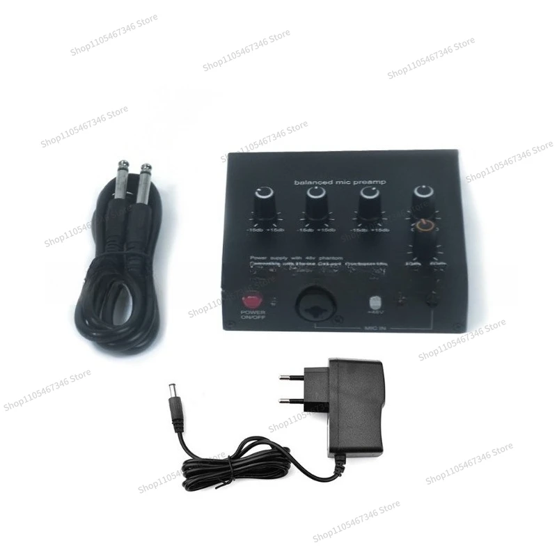 For MIC-60 3-Band Equalizer Balanced Mic Preamp Microphone Pream