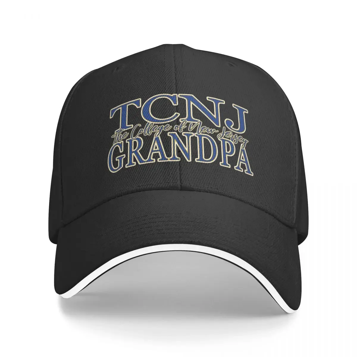 TCNJ The College Of New Jersey Grandpa Baseball Cap Rugby Hat Baseball Cap Anime Hat derby hat Men Caps Women's