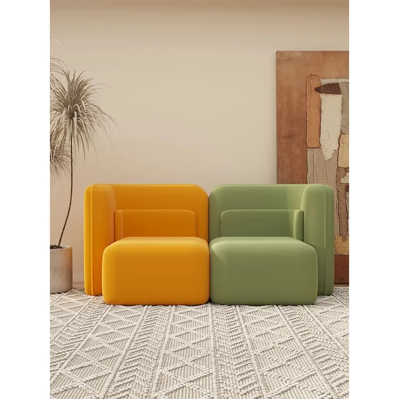 Nowa pojedyncza sofa do negocjacji, stół i krzesło, salon kosmetyczny, sklep odzieżowy, sofa, krzesło rekreacyjne, recepcja