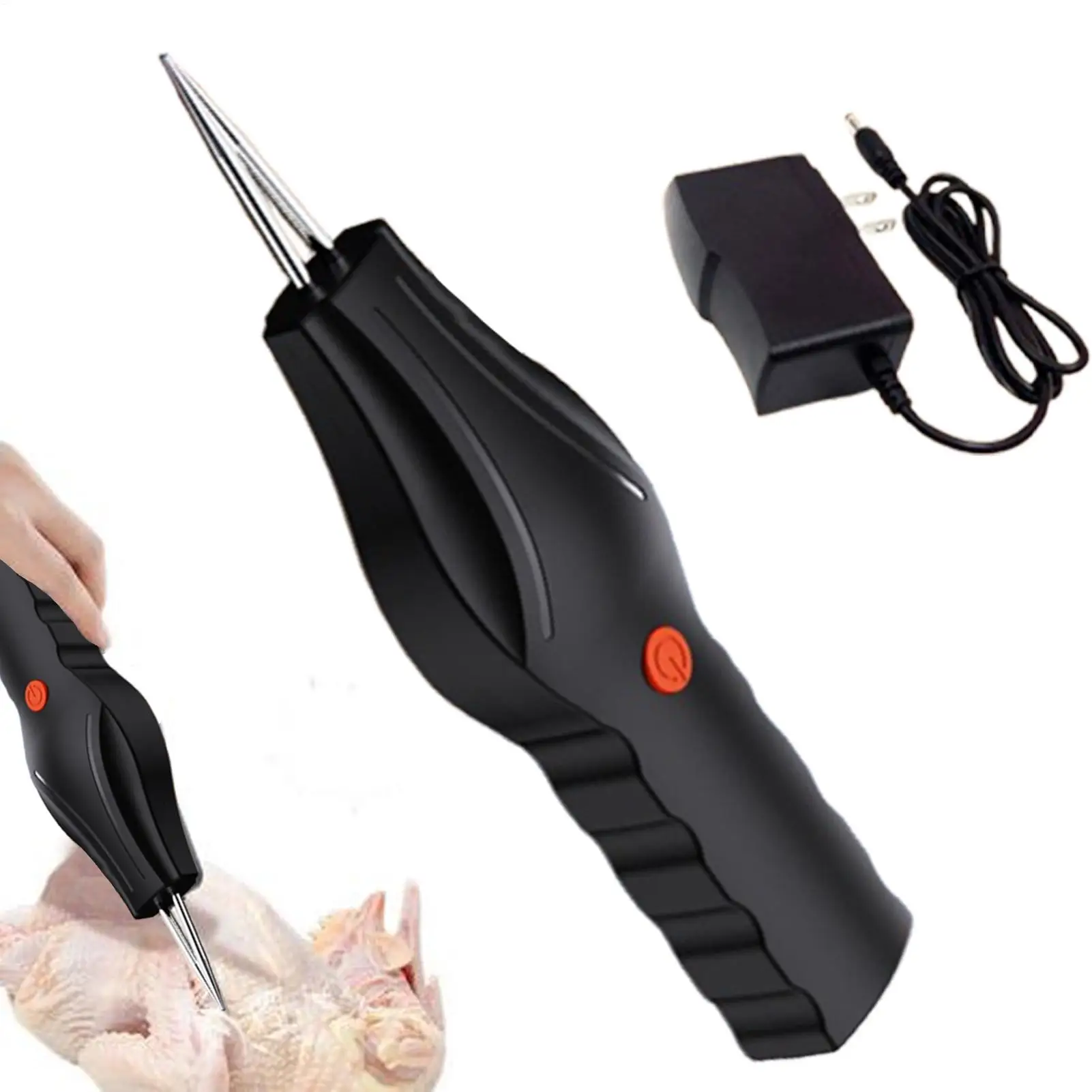 USB Electric Chicken Plucker Handheld Hair Plucker Quick Hair Removal Machine Electric Feathers Removal Processing Equipment