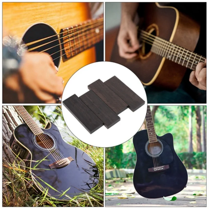 4 قطعة MX0126D الأبنوس لتقوم بها بنفسك سكين الموازين الموسيقية الملحقات 120X40X10 مللي متر