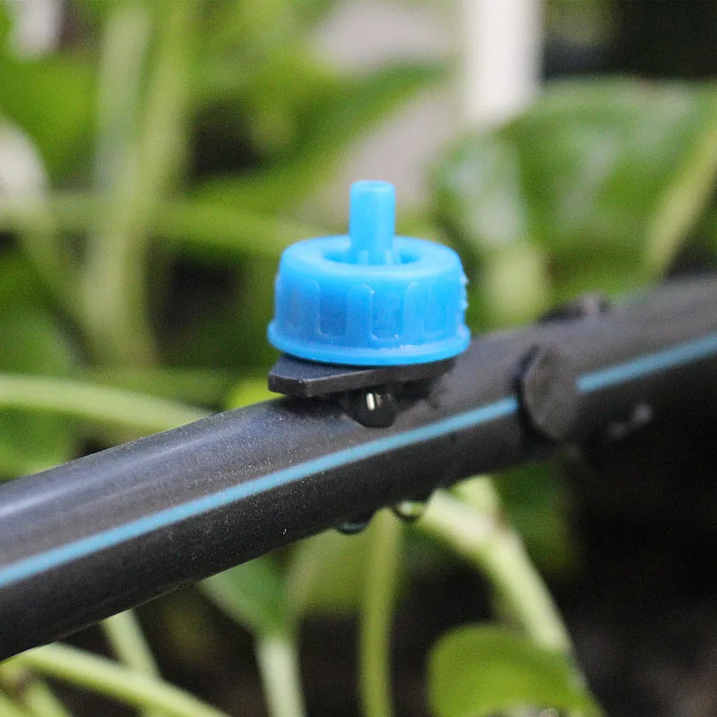 30-50pcs Garden Drip Irrigation System Fittings 4L Pressure Compensated Dripper Detachable/Washable Flow Stabilizer