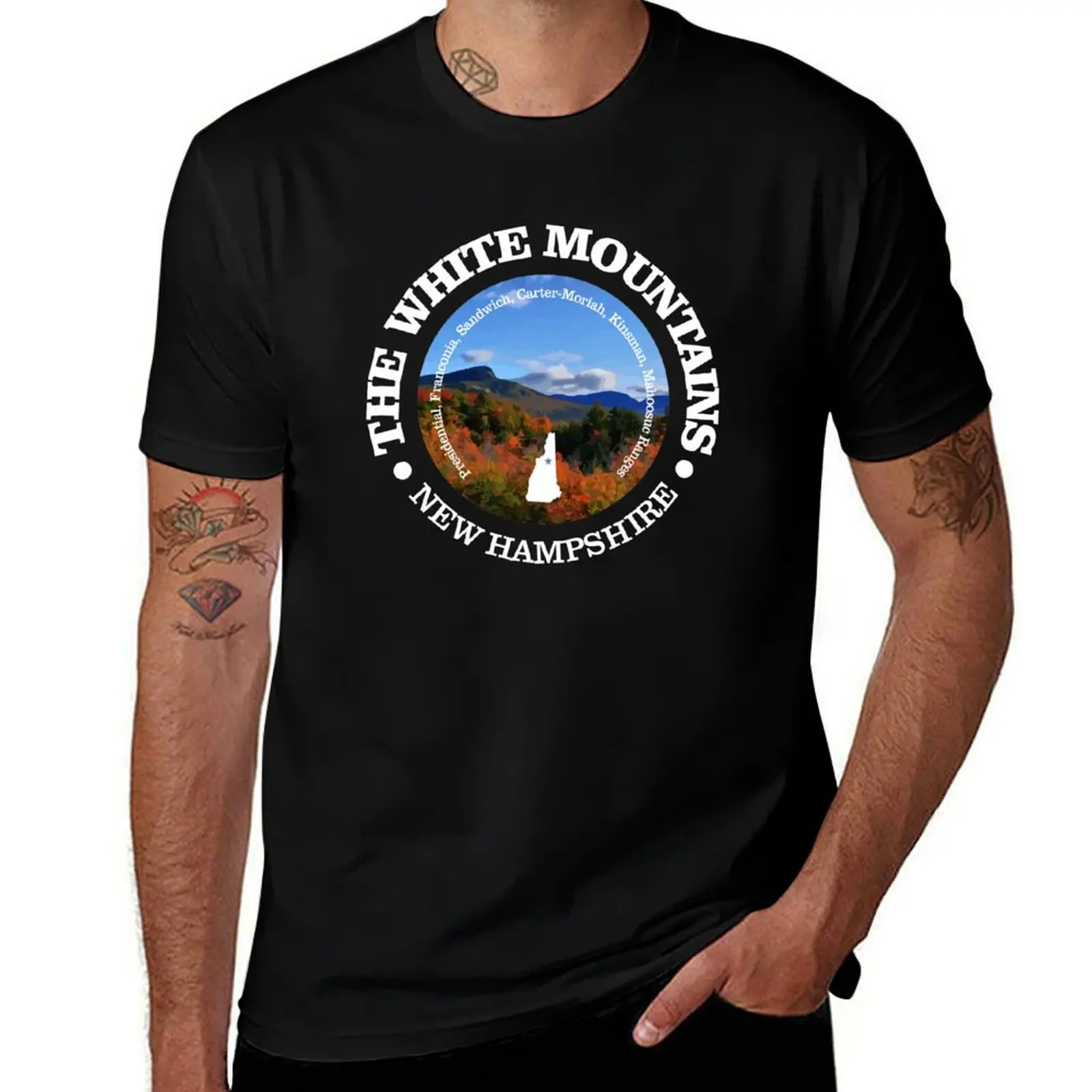 

The White Mountains T-Shirt t shirts for man cotton man t shirts high quality luxury brand cotton tshirt 100% T-Shirt