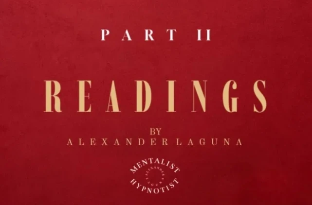 

READINGS: PART 2 By Alexander Laguna (ENGLISH EBOOK) - Magic tricks (Instant Download)