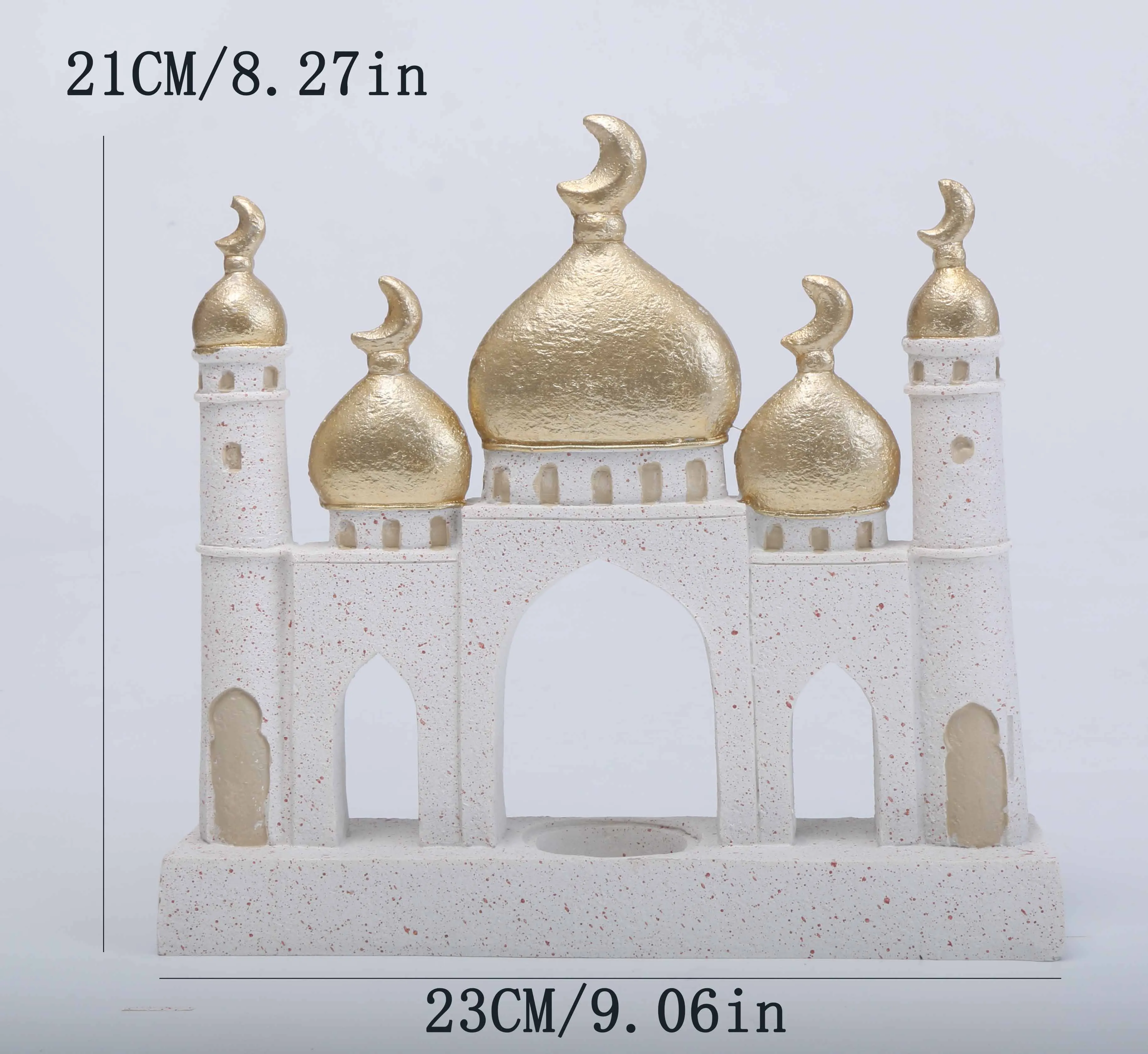 1 PC Candlestick Muslim Kaaba Dome Mosque Islamic Desktop Ornament Table Car Decor Crafts Gifts image 3