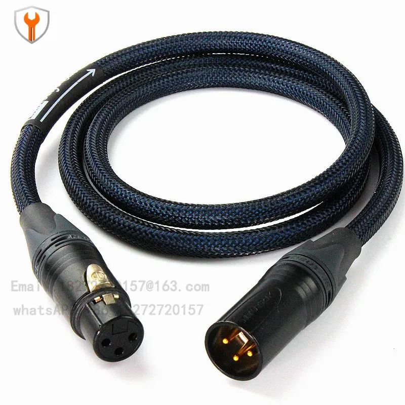Hi-Fi Audio Cable Japan Canare DA206 110 Ohm Digital Balanced, AES/EBU Coaxial Signal Cable(0.5M)
