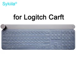 Keyboard Cover for Logitech Craft Wireless Protective Protector Skin for Logi Case Black Clear Silicon TPU Skin Case Computer